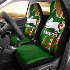 South Sydney Rabbitohs Car Seat Cover Polynesian Tribal Tattoo Pacific Sport Art