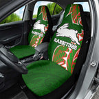 South Sydney Rabbitohs Car Seat Cover Polynesian Tribal Tattoo Pacific Sport Art