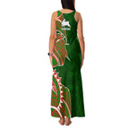South Sydney Rabbitohs Family Matching Tank Maxi Dress and Hawaiian Shirt Polynesian Tribal Tattoo Pacific Sport Art