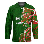 South Sydney Rabbitohs Hockey Jersey Polynesian Tribal Tattoo Pacific Sport Art