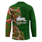 South Sydney Rabbitohs Hockey Jersey Polynesian Tribal Tattoo Pacific Sport Art