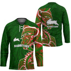 South Sydney Rabbitohs Hockey Jersey Polynesian Tribal Tattoo Pacific Sport Art