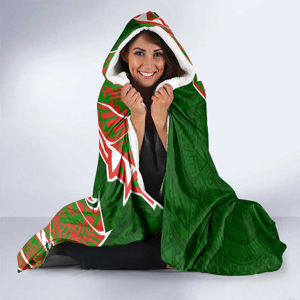 South Sydney Rabbitohs Hooded Blanket Polynesian Tribal Tattoo Pacific Sport Art