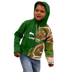 South Sydney Rabbitohs Kid Hoodie Polynesian Tribal Tattoo Pacific Sport Art
