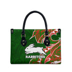 South Sydney Rabbitohs Leather Bag Polynesian Tribal Tattoo Pacific Sport Art