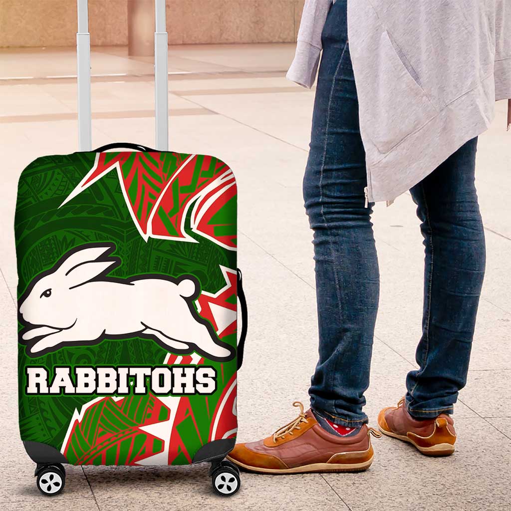 South Sydney Rabbitohs Luggage Cover Polynesian Tribal Tattoo Pacific Sport Art
