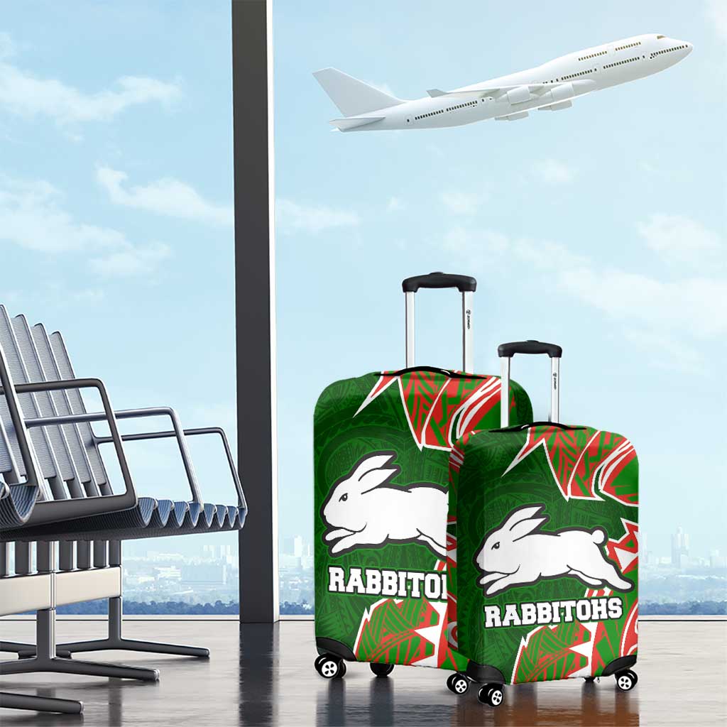 South Sydney Rabbitohs Luggage Cover Polynesian Tribal Tattoo Pacific Sport Art