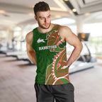 South Sydney Rabbitohs Men Tank Top Polynesian Tribal Tattoo Pacific Sport Art