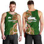 South Sydney Rabbitohs Men Tank Top Polynesian Tribal Tattoo Pacific Sport Art