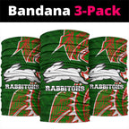 South Sydney Rabbitohs Neck Gaiter Polynesian Tribal Tattoo Pacific Sport Art