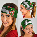 South Sydney Rabbitohs Neck Gaiter Polynesian Tribal Tattoo Pacific Sport Art