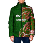 South Sydney Rabbitohs Padded Jacket Polynesian Tribal Tattoo Pacific Sport Art
