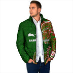 South Sydney Rabbitohs Padded Jacket Polynesian Tribal Tattoo Pacific Sport Art