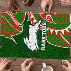 South Sydney Rabbitohs Puzzle Polynesian Tribal Tattoo Pacific Sport Art