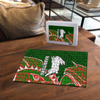 South Sydney Rabbitohs Puzzle Polynesian Tribal Tattoo Pacific Sport Art