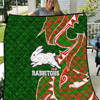 South Sydney Rabbitohs Quilt Polynesian Tribal Tattoo Pacific Sport Art