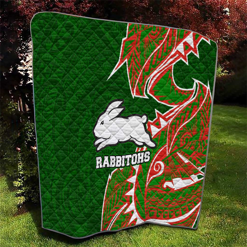 South Sydney Rabbitohs Quilt Polynesian Tribal Tattoo Pacific Sport Art