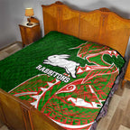 South Sydney Rabbitohs Quilt Polynesian Tribal Tattoo Pacific Sport Art