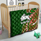 South Sydney Rabbitohs Quilt Polynesian Tribal Tattoo Pacific Sport Art