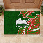 South Sydney Rabbitohs Rubber Doormat Polynesian Tribal Tattoo Pacific Sport Art