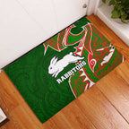 South Sydney Rabbitohs Rubber Doormat Polynesian Tribal Tattoo Pacific Sport Art