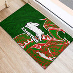 South Sydney Rabbitohs Rubber Doormat Polynesian Tribal Tattoo Pacific Sport Art