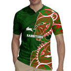 South Sydney Rabbitohs Rugby Jersey Polynesian Tribal Tattoo Pacific Sport Art