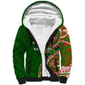 South Sydney Rabbitohs Sherpa Hoodie Polynesian Tribal Tattoo Pacific Sport Art