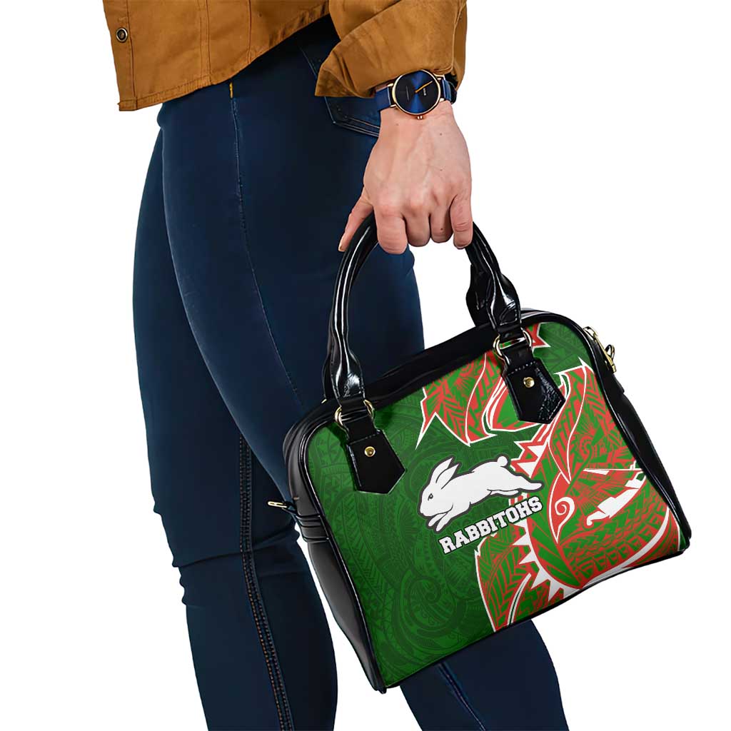 South Sydney Rabbitohs Shoulder Handbag Polynesian Tribal Tattoo Pacific Sport Art
