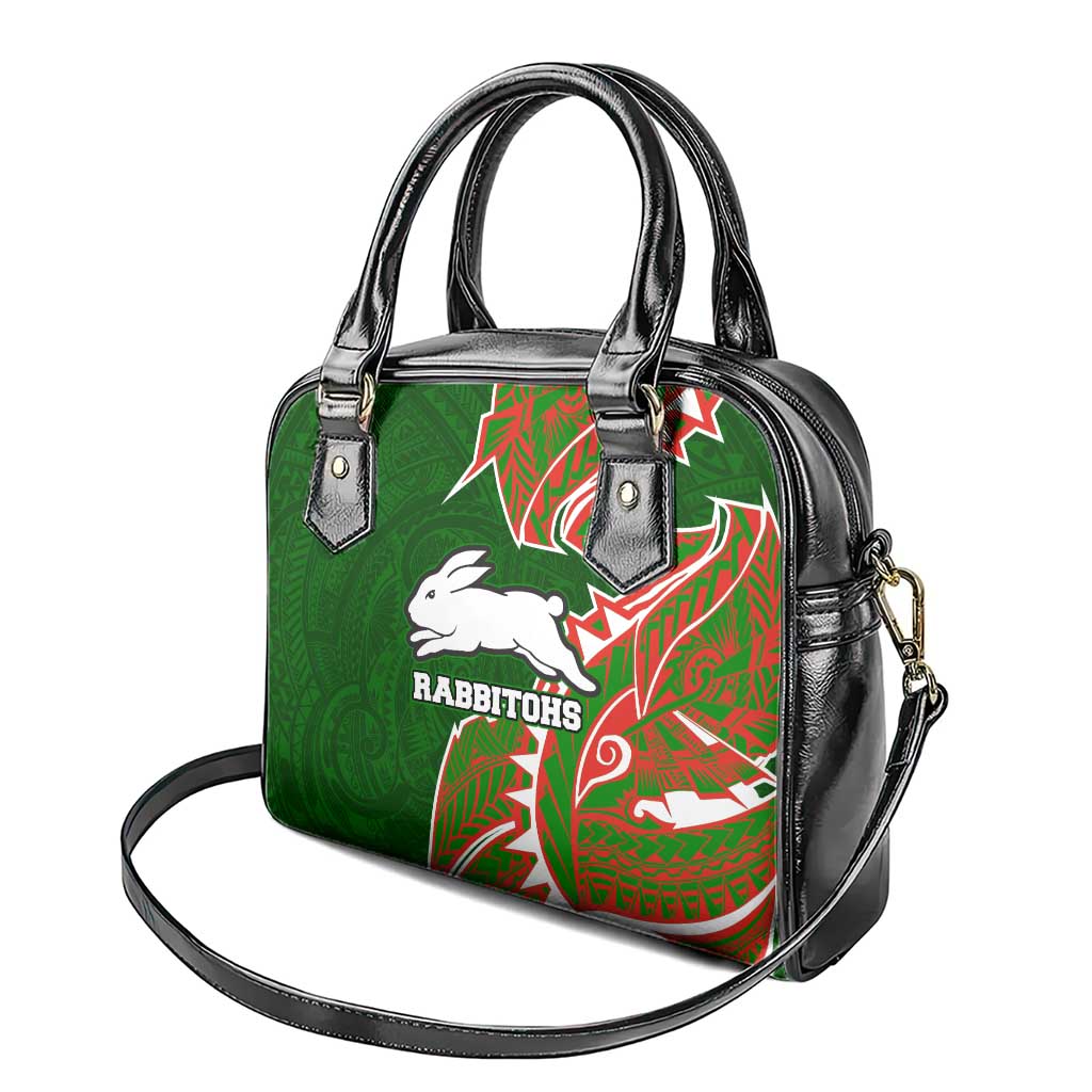 South Sydney Rabbitohs Shoulder Handbag Polynesian Tribal Tattoo Pacific Sport Art