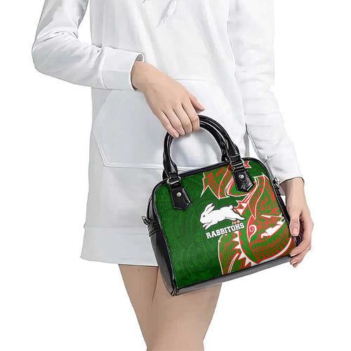 South Sydney Rabbitohs Shoulder Handbag Polynesian Tribal Tattoo Pacific Sport Art