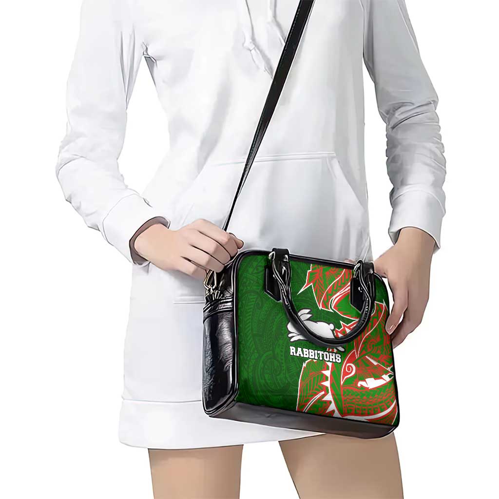 South Sydney Rabbitohs Shoulder Handbag Polynesian Tribal Tattoo Pacific Sport Art