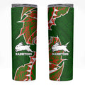 South Sydney Rabbitohs Skinny Tumbler Polynesian Tribal Tattoo Pacific Sport Art