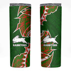 South Sydney Rabbitohs Skinny Tumbler Polynesian Tribal Tattoo Pacific Sport Art