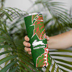 South Sydney Rabbitohs Skinny Tumbler Polynesian Tribal Tattoo Pacific Sport Art