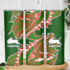 South Sydney Rabbitohs Skinny Tumbler Polynesian Tribal Tattoo Pacific Sport Art