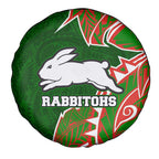 South Sydney Rabbitohs Spare Tire Cover Polynesian Tribal Tattoo Pacific Sport Art