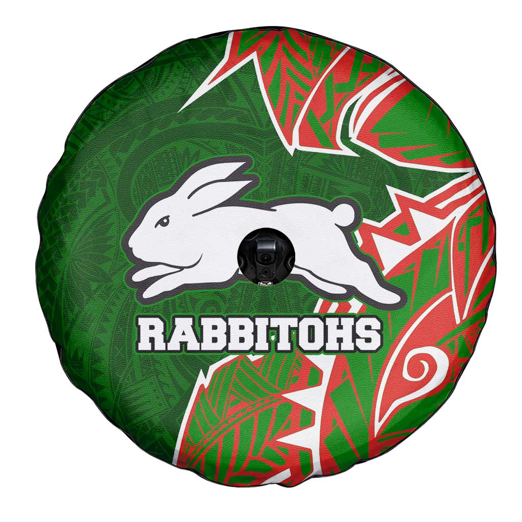 South Sydney Rabbitohs Spare Tire Cover Polynesian Tribal Tattoo Pacific Sport Art