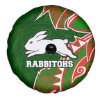 South Sydney Rabbitohs Spare Tire Cover Polynesian Tribal Tattoo Pacific Sport Art