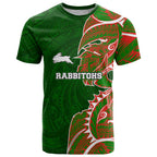 South Sydney Rabbitohs T Shirt Polynesian Tribal Tattoo Pacific Sport Art
