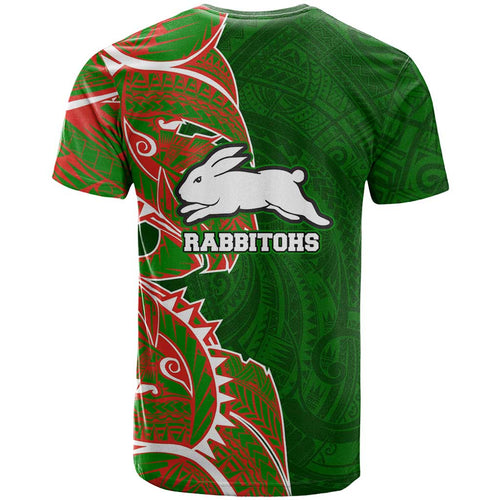 South Sydney Rabbitohs T Shirt Polynesian Tribal Tattoo Pacific Sport Art