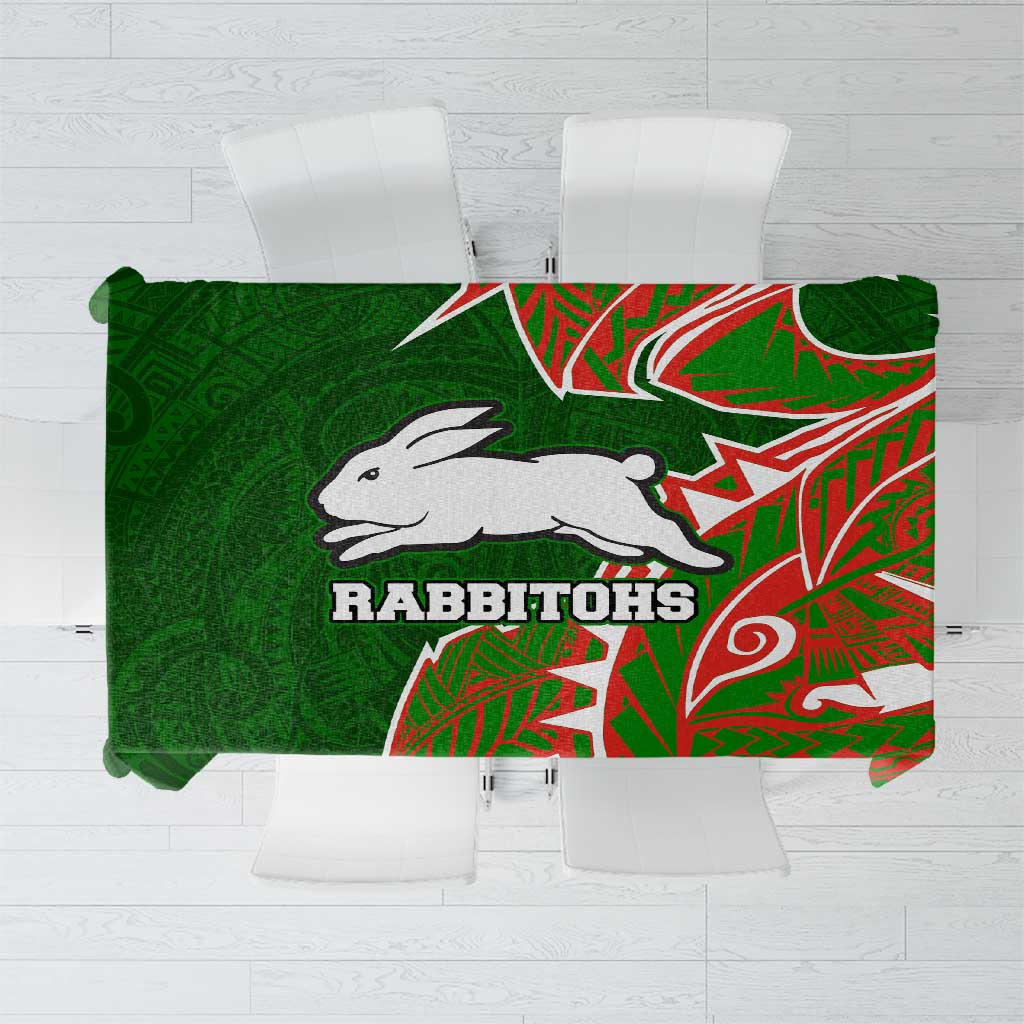 South Sydney Rabbitohs Tablecloth Polynesian Tribal Tattoo Pacific Sport Art
