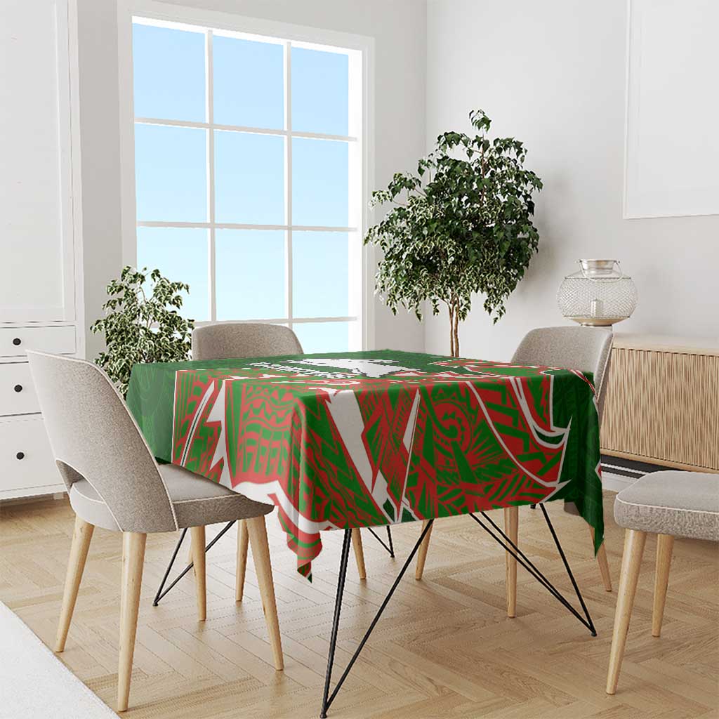 South Sydney Rabbitohs Tablecloth Polynesian Tribal Tattoo Pacific Sport Art
