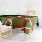 South Sydney Rabbitohs Tablecloth Polynesian Tribal Tattoo Pacific Sport Art