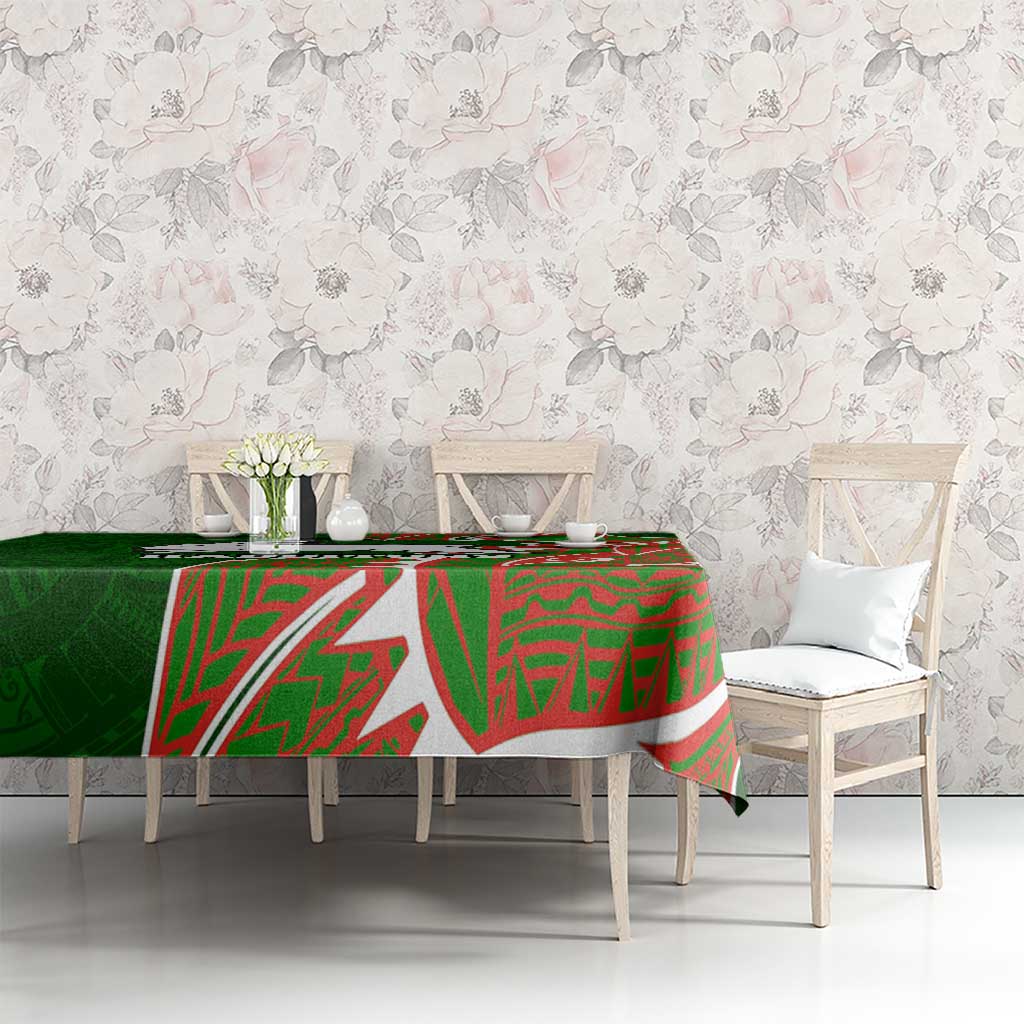 South Sydney Rabbitohs Tablecloth Polynesian Tribal Tattoo Pacific Sport Art