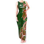 South Sydney Rabbitohs Tank Maxi Dress Polynesian Tribal Tattoo Pacific Sport Art