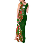 South Sydney Rabbitohs Tank Maxi Dress Polynesian Tribal Tattoo Pacific Sport Art