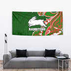 South Sydney Rabbitohs Tapestry Polynesian Tribal Tattoo Pacific Sport Art