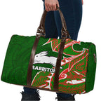 South Sydney Rabbitohs Travel Bag Polynesian Tribal Tattoo Pacific Sport Art