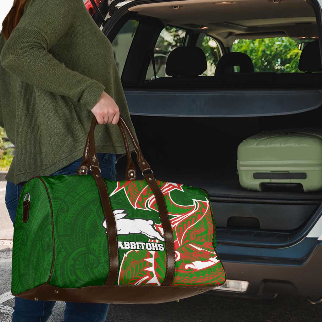 South Sydney Rabbitohs Travel Bag Polynesian Tribal Tattoo Pacific Sport Art